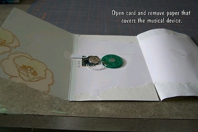 Repurposed Musical Card