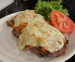 Open Faced Roast Beef Sandwich