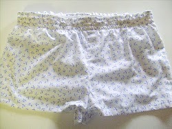 Simple Shirred Waist Shorts