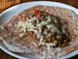 Slow Cooker Lentil Burritos