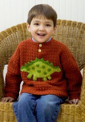 Boys' Dinosaur Sweater