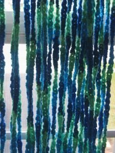 Loop Door Curtain Free Crochet Pattern