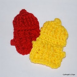 Fire Hydrant Applique Crochet Pattern