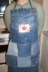 Scrappy Upcycled Apron