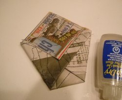 Recycled Newspaper Favors