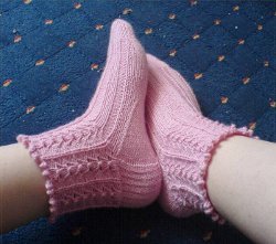 Tiny Tulips Sock Pattern