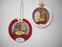 Tuna Can Nativity Ornaments