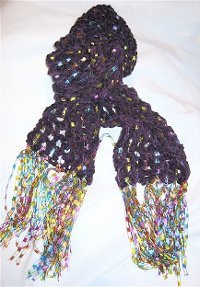 Woven Crochet Scarf