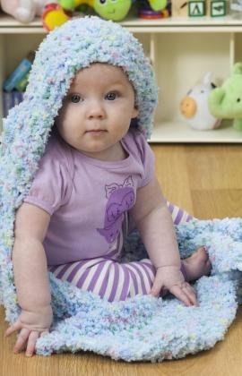 Cuddly Hooded Baby Blanket