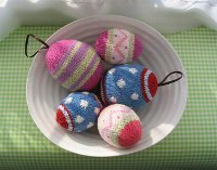 Knitted Easter Egg Decoration