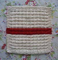 Waffle Knit Dish Cloth Pattern