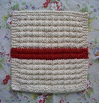 Waffle Knit Dishcloth