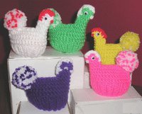 Knitted Chicken Egg Cozy