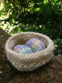 Easter Nest and Egg Pattern Tutorial