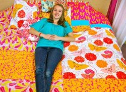 Patchwork Butterfly Duvet