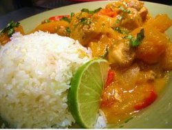 Slow Cooker Red Curry Chicken With Butternut Squash