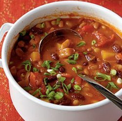 Three Bean Vegetarian Slow Cooker Chili