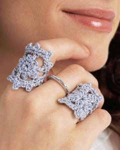 Dainty Crochet Ring