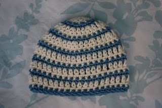 Thick and Thin Striped Beanie