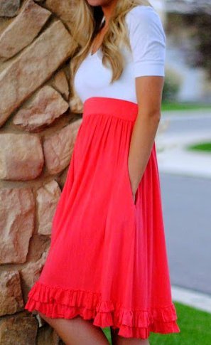 Coral Dress