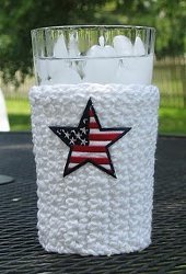 Patriotic Crocheted Cup Cozy