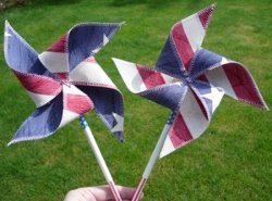 Patriotic Pinwheels