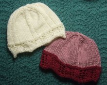 Lace Edged Chemo Caps