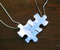 BFF Puzzle Necklace