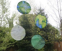 Easy Earth Day Window Decorations