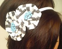 Fabric Flower Headband