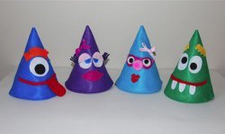 New Year's Eve Party Hats for Kids