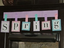 Spring-y Ribbon Banner