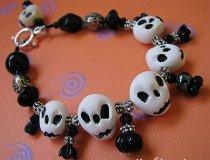 No Mold Polymer Skull Beads