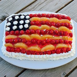 American Flag Cake