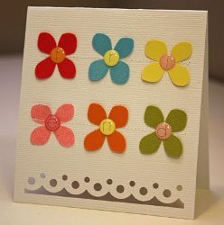 Friend Card With Flowers