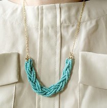 Braided Seed Bead Necklace