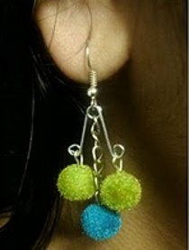 Safety Pin Dangle Earrings