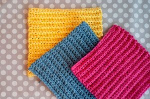 Ribbed Washcloths