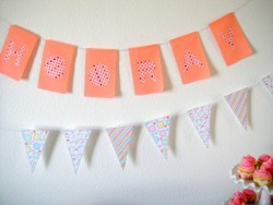 No Sew Bunting