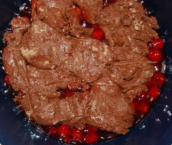 Easy Chocolate Covered Cherry Cobbler