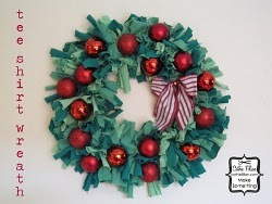 Festive Wreath From Old Tees