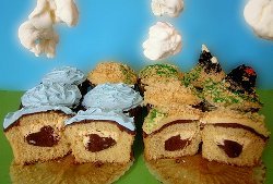 Land and Sea Cupcakes