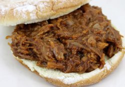 Simple Shredded BBQ Pork Sandwiches