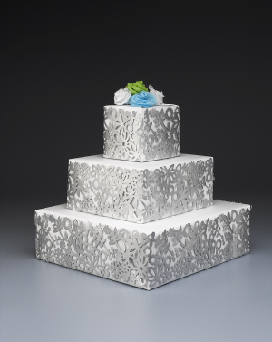 Three Layer Wedding Cake Imitation