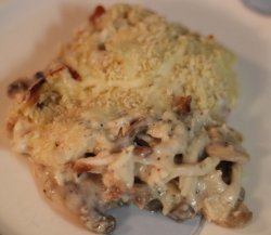 Creamy Chicken, Bacon and Mushroom Casserole