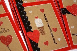 Darling Stamped Valentines