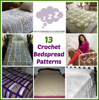 13 Crochet Bedspread Patterns Allfreecrochetafghanpatterns Com
