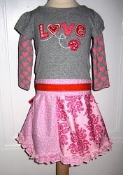 T-Shirt Into Valentine's Day Dress