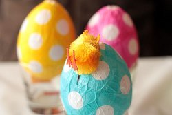 Paper Mache Easter Eggs