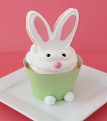 Edible Bunny Ear Cupcake Toppers